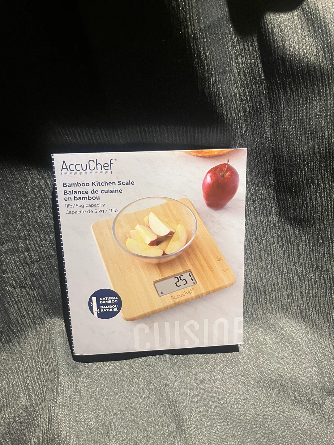 AccuChef Bamboo Kitchen Scale