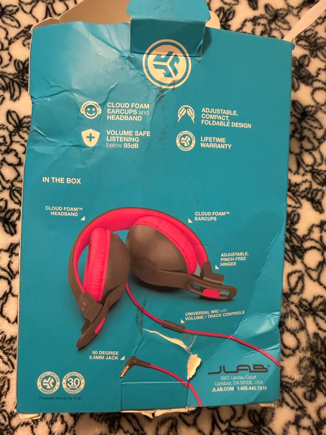 JLab JBuds Studio 2 Kids Headphones Grey/Pink - photo 2