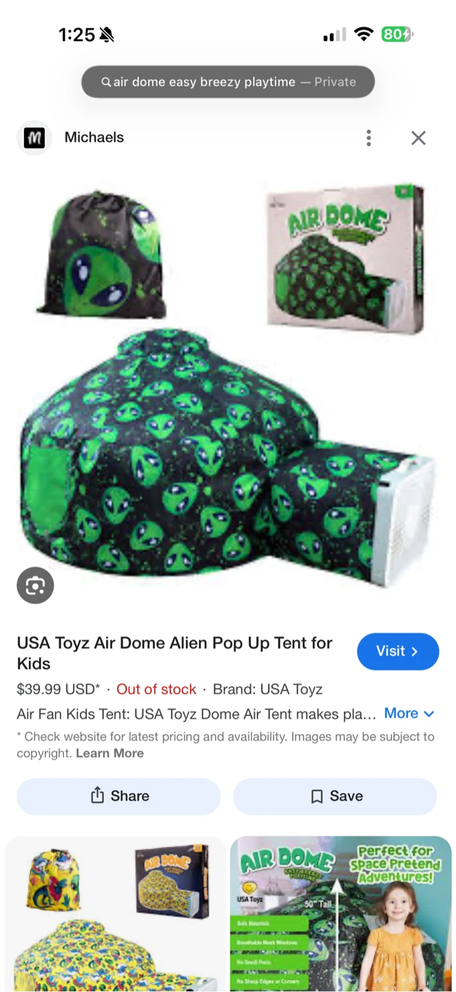 USA Toyz Air Dome Easy Breezy Playtime Tent - photo 2