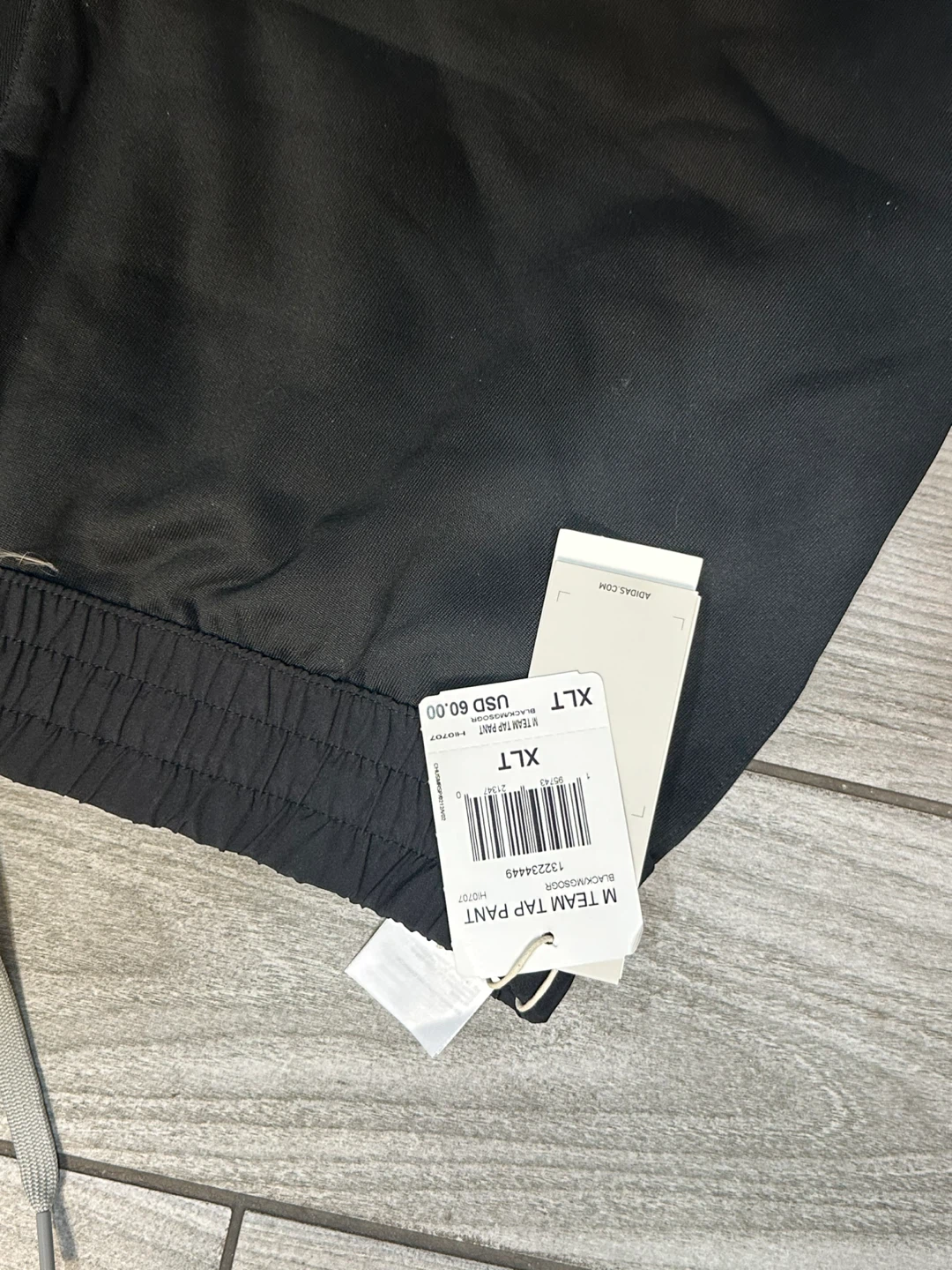 Adidas Men’s X-Large Team Tap Pant Black MGH - photo 3