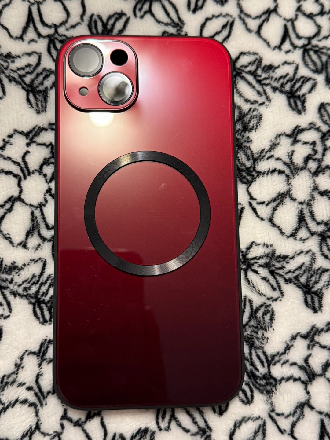 iPhone 15 Plus Case - Red Magnetic Case