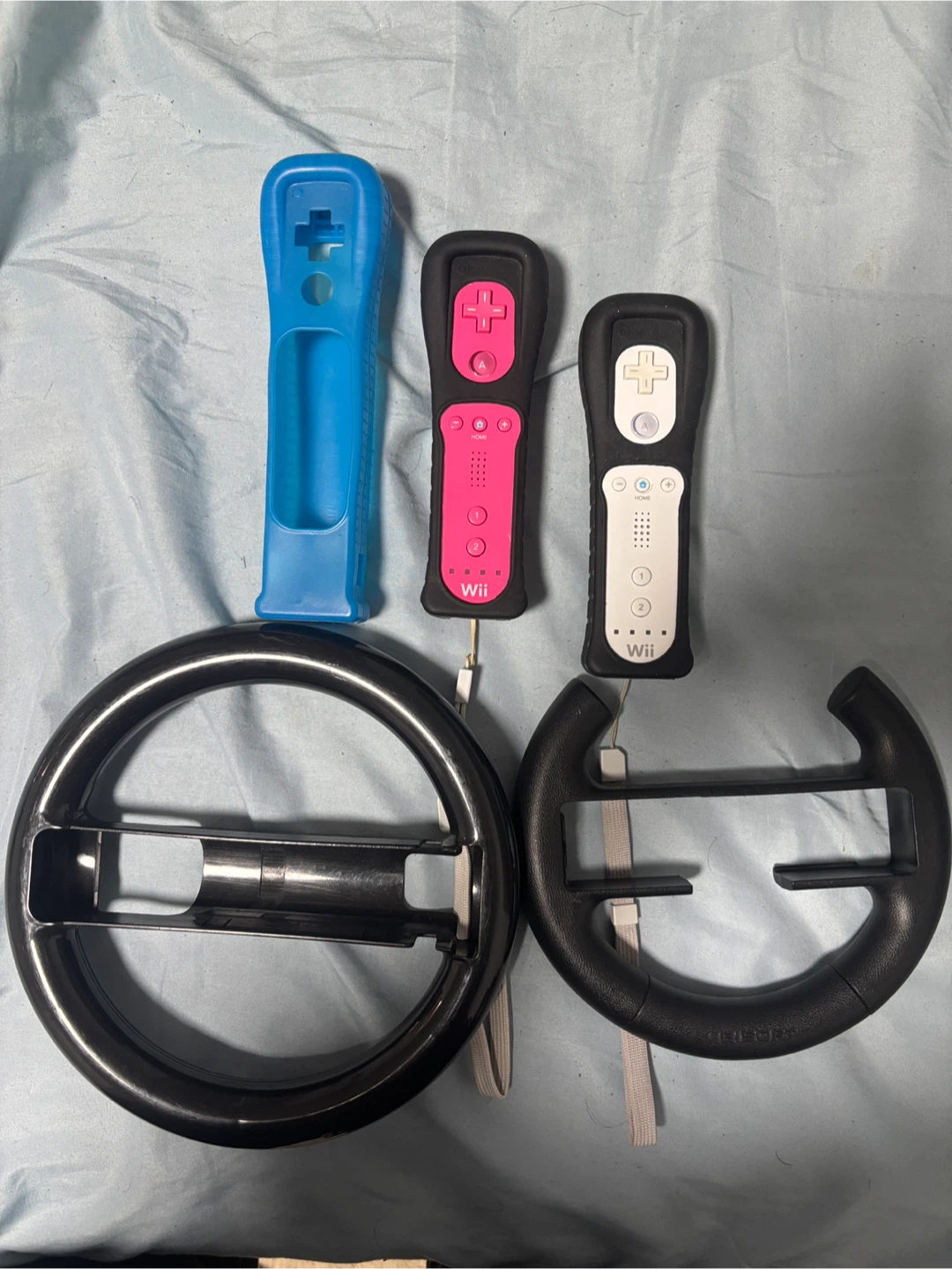 Wii Remotes + Accessories