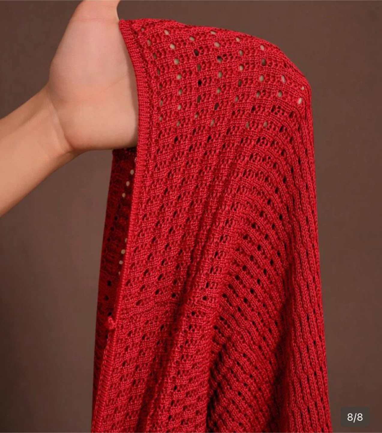 SlayDiva Red Crochet Maxi Dress - photo 2