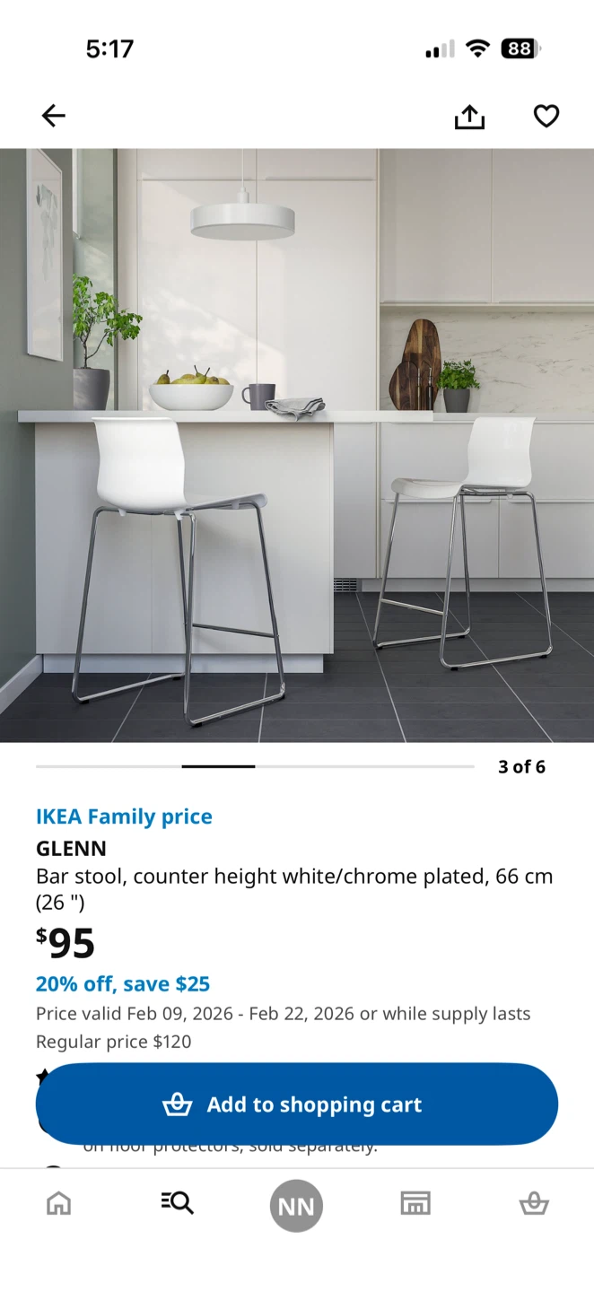 IKEA bar stools - $80 for a set of 2!!! - photo 2