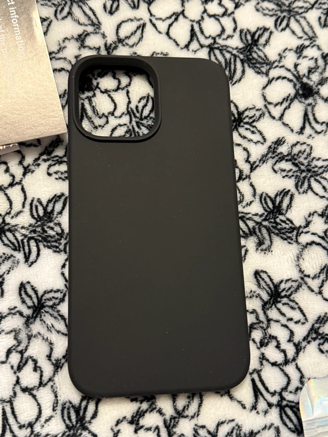 CORDKING Silicone Case for iPhone 13 Pro Max 6.7" - Black