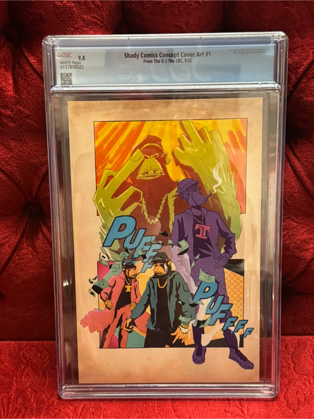 Shady Comics Concept Cover Art #1 Graded CGC 9.8 - photo 2