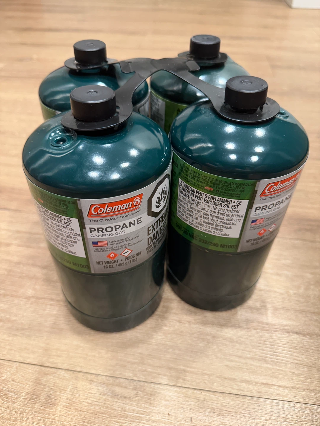 Coleman Propane tanks - 4 Pack