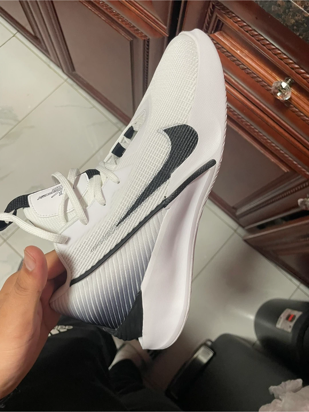 Nike Basketball Shoes - White/Black