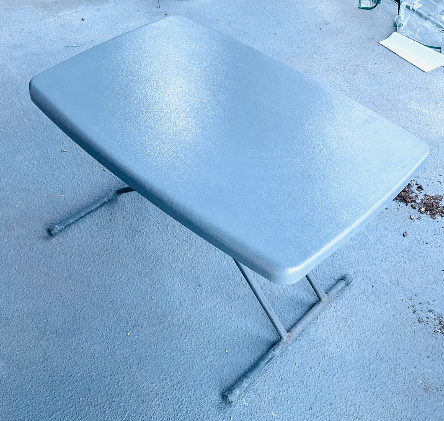 Grey Folding Table