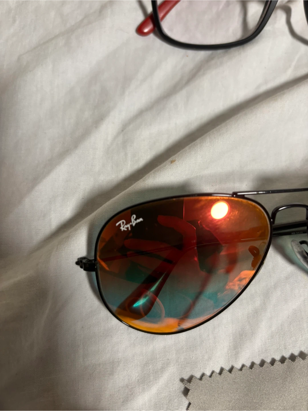 Ray-Ban Aviator Sunglasses with Case and Cleaning Cloth - photo 4