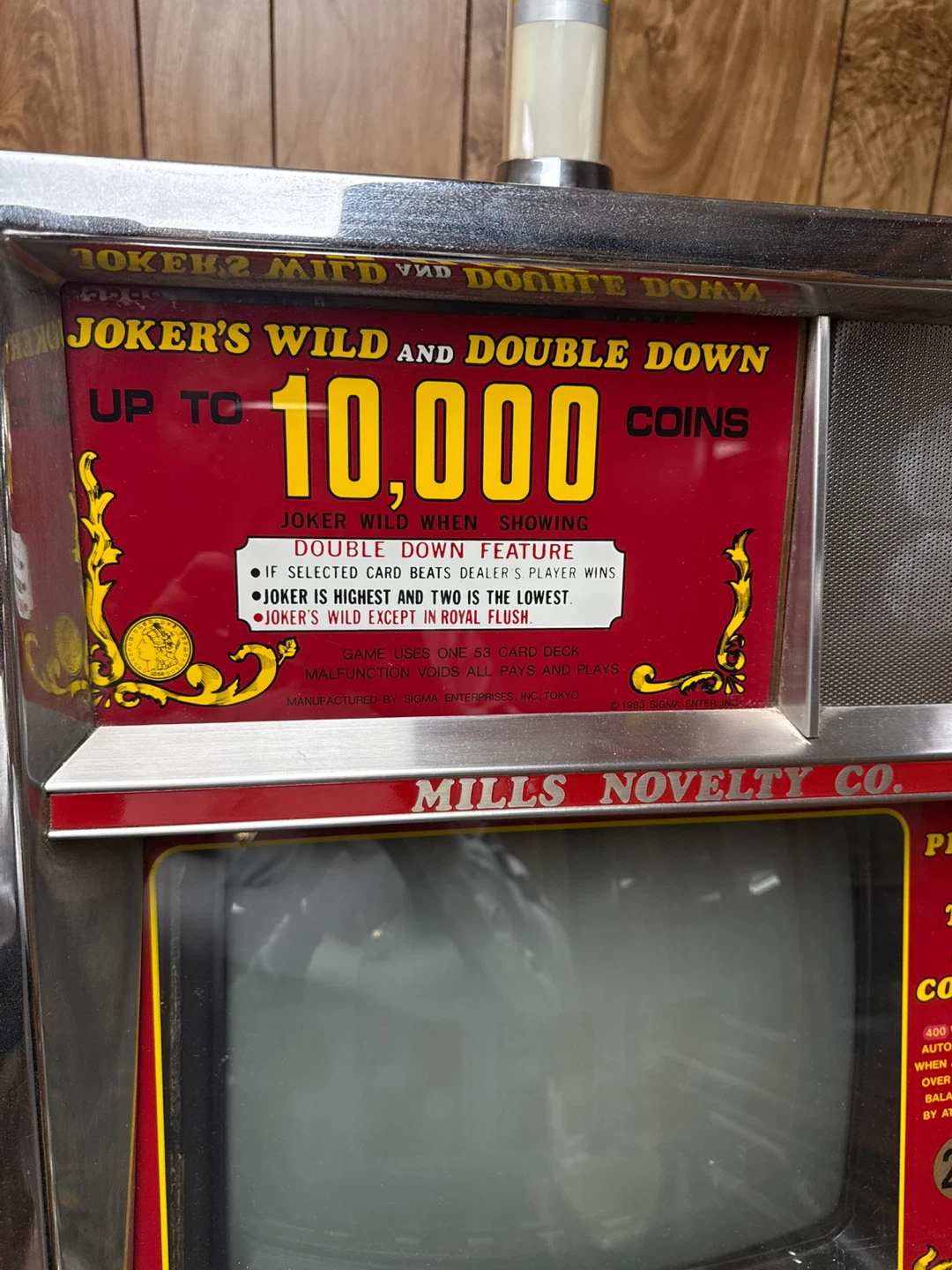 Mills Novelty Co. Joker's Wild Slot Machine - photo 4