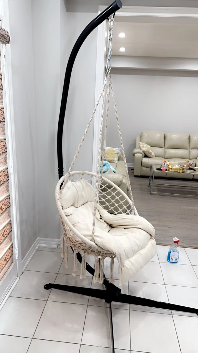 Hanging Swing Chair with Stand - photo 2