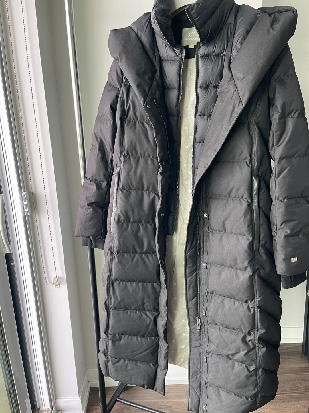 SOIA&KYO Maxi Down Coat For Sale - photo 2