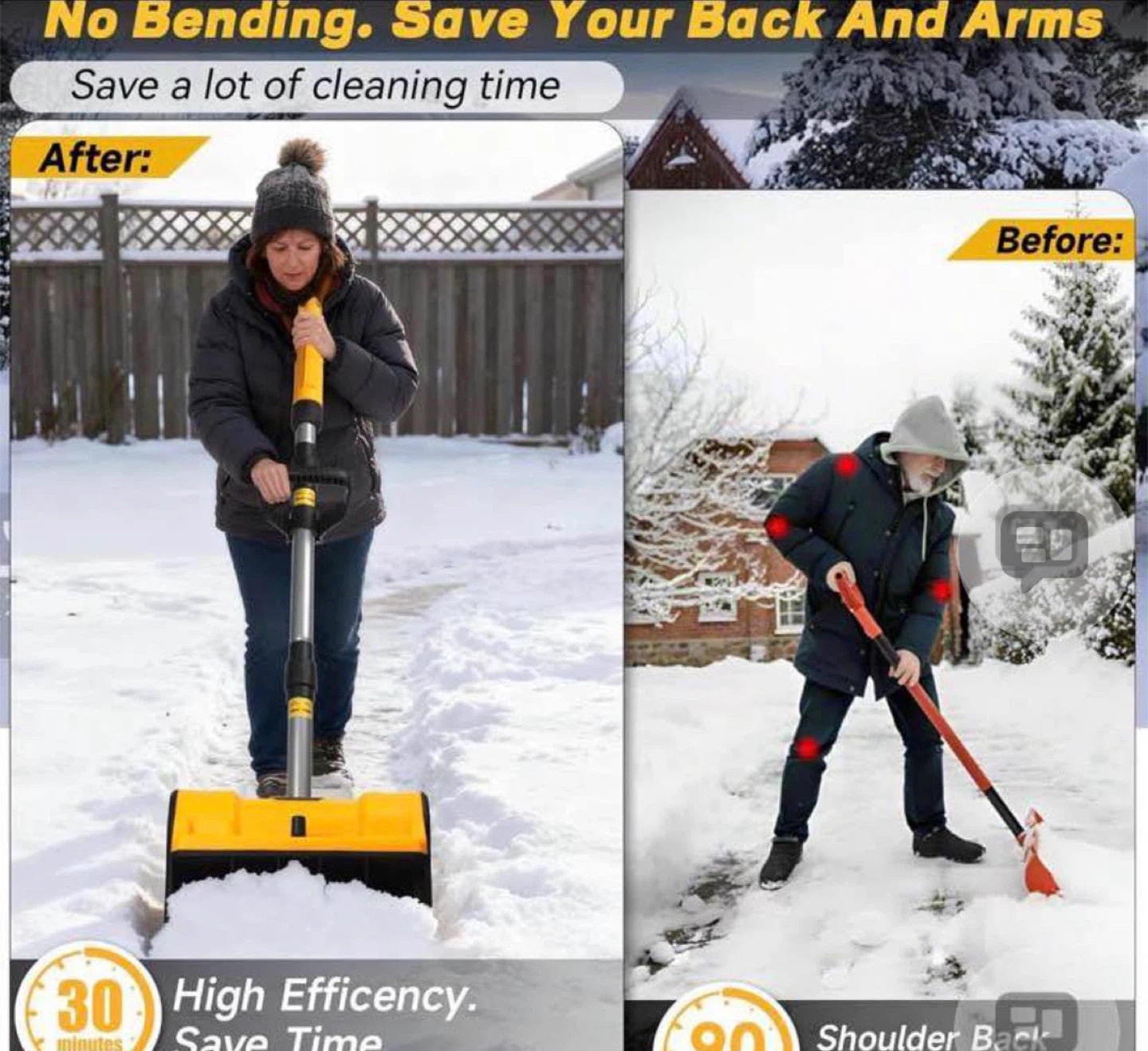 Cordless Snow  blower compatible dewalt - photo 3