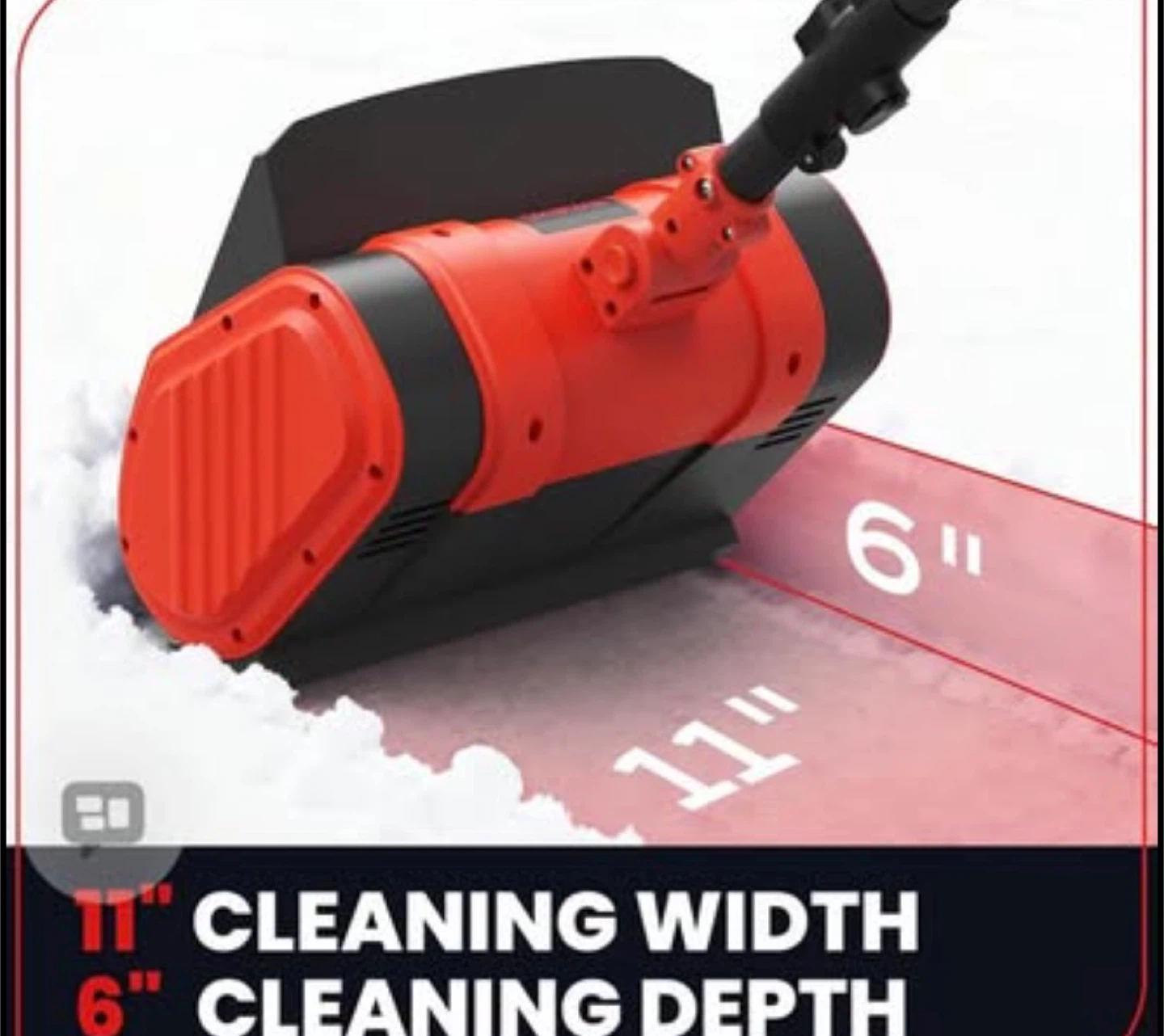 Electric Snow Shovel Cleaning Width - photo 3