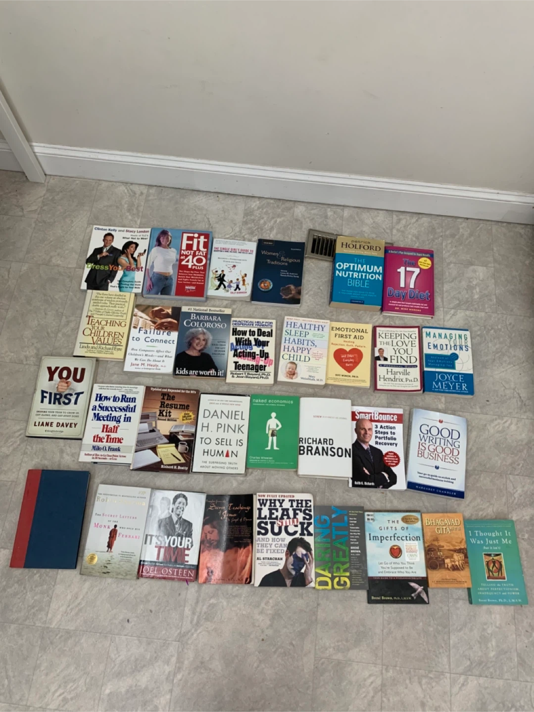 Assorted Self-Help and Business Books - $1 per book