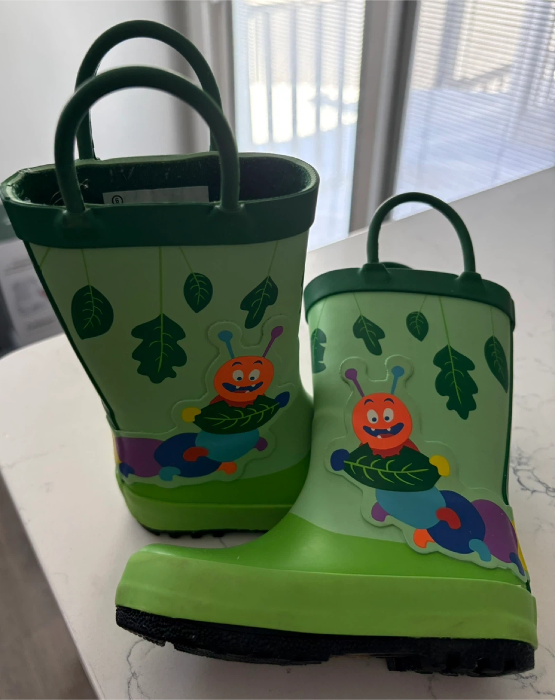 Children’s Hungry Caterpillar  Rain Boots Size 6