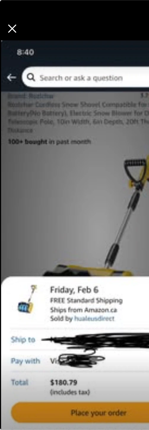 Cordless Snow Shovel - Electric Snow Blower - photo 3