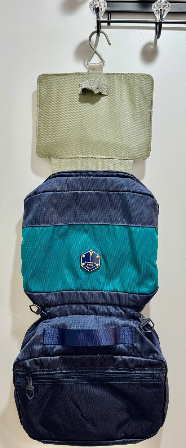M SQUARE Travel Toiletry Organizer/Travel Bag_Teal and Navy - photo 4