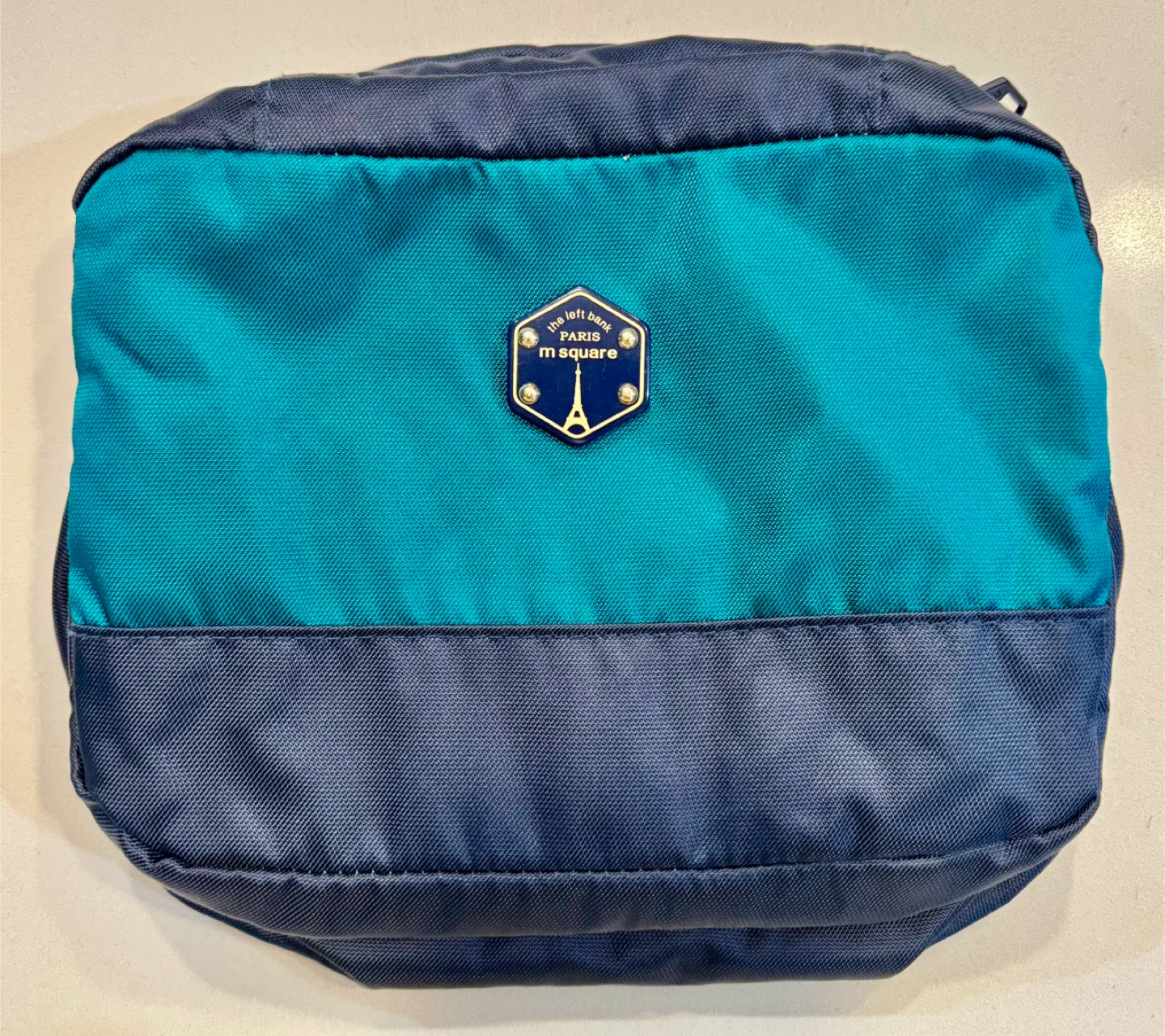 M SQUARE Travel Toiletry Organizer/Travel Bag_Teal and Navy