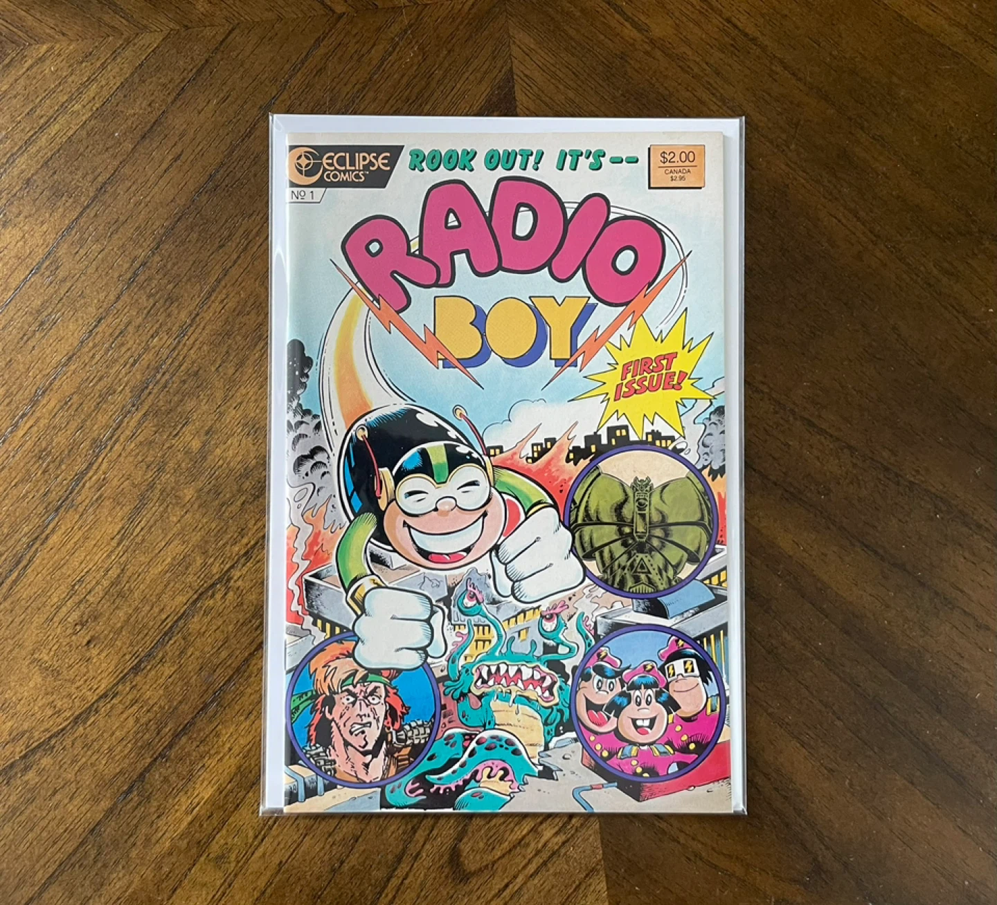 Radio Boy Comic #1 First Issue Eclipse Comics