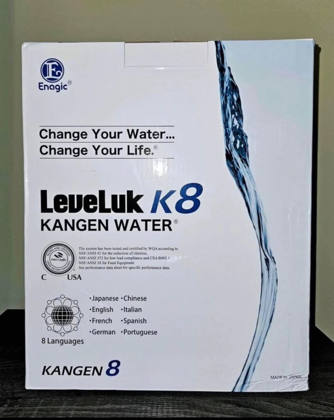 Enagic LeveLuk K8 Kangen Water Ionizer