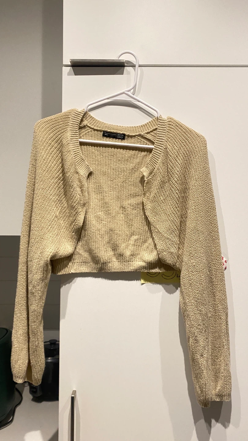 Knit Cardigan and Tank Top Set