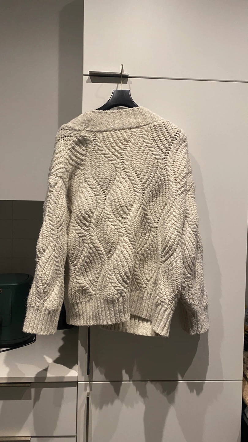 Oversize Style Knit Cardigan Sweater - photo 2