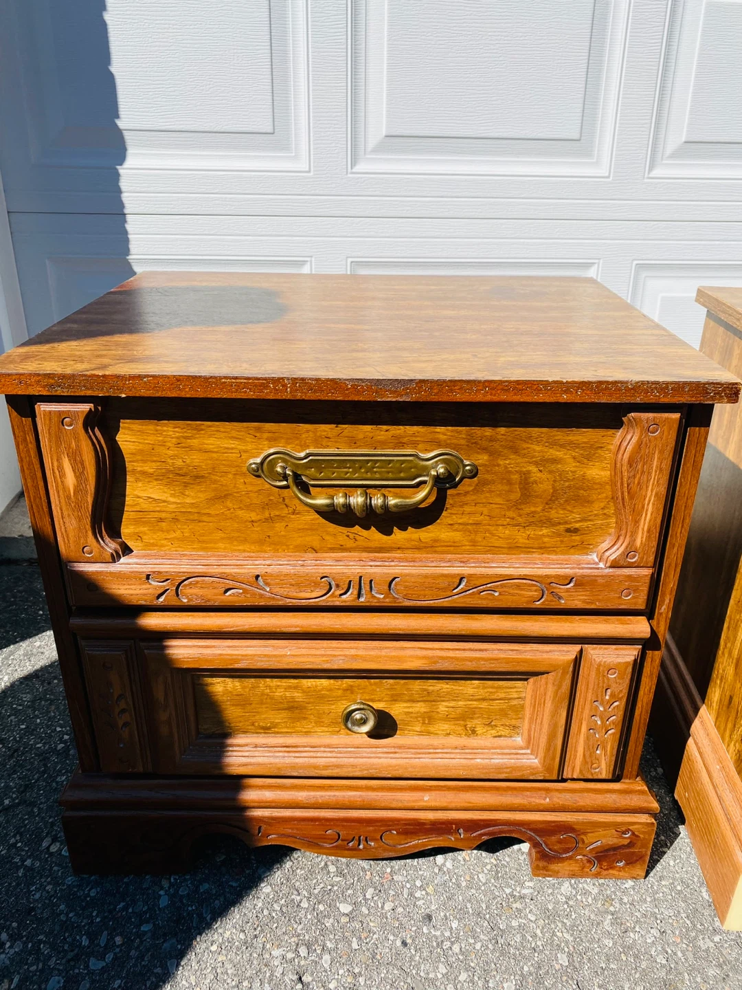 Wooden Nightstands - Set of 2 - photo 2