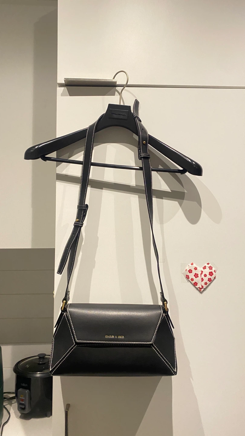 Charles & Keith Black Shoulder Bag