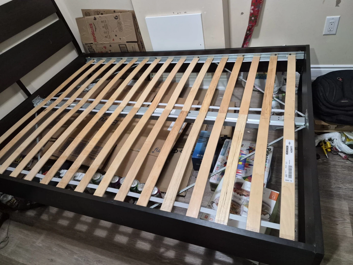 IKEA double bed in good condition with all parts - photo 2
