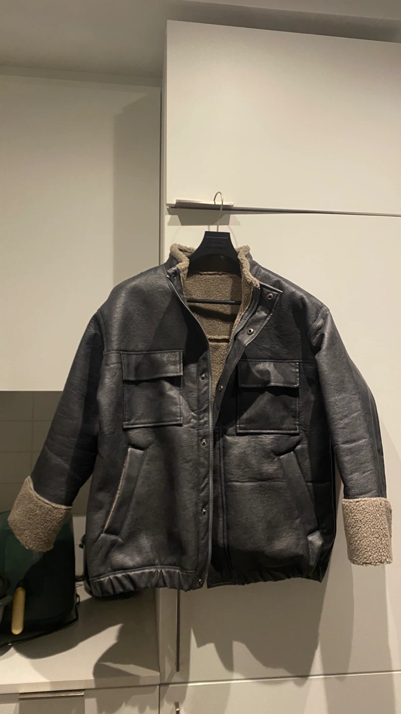 Niko and… Sherpa Lined Faux Leather Jacket
