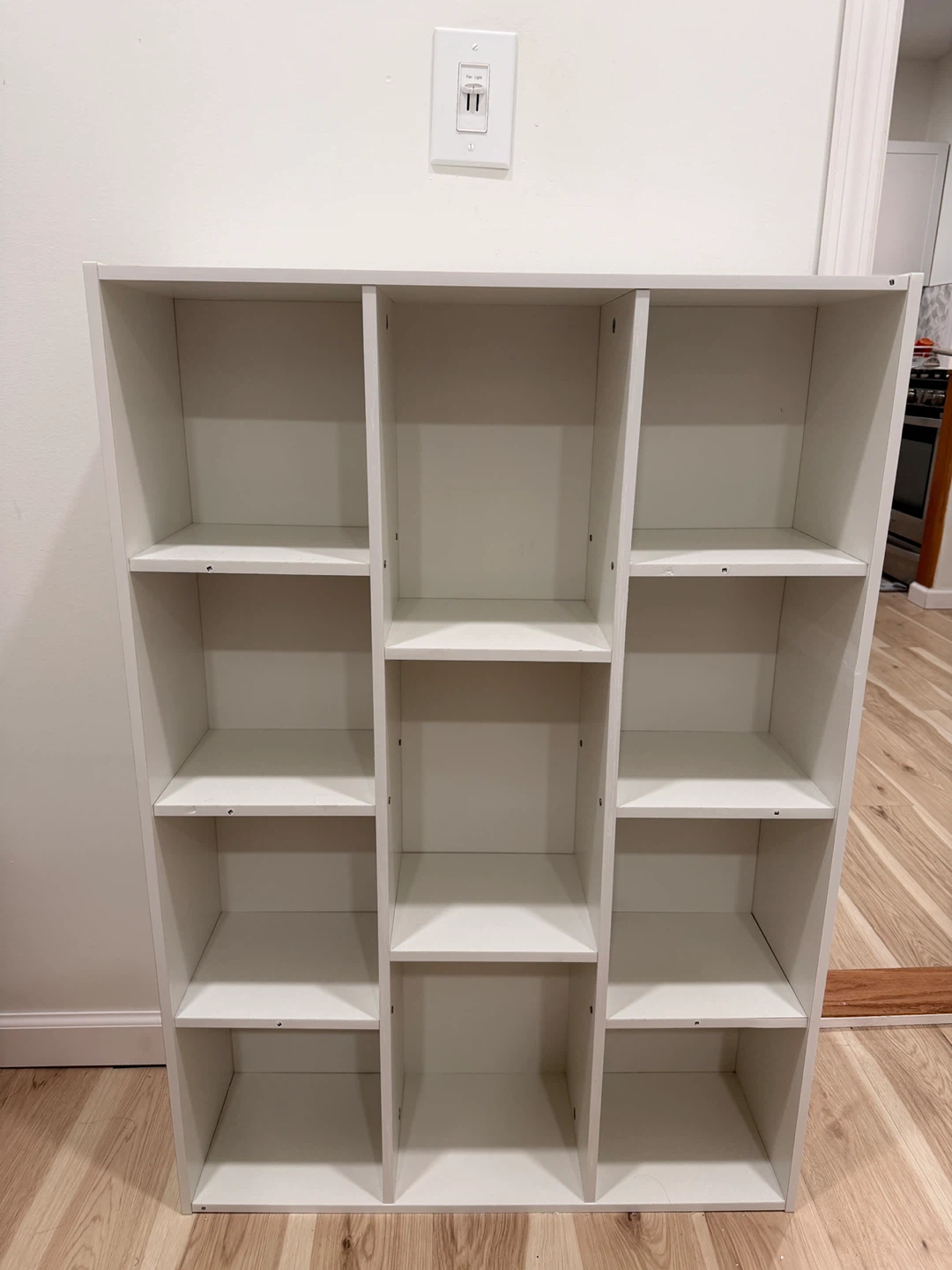 White 12-Cube Storage Organizer Bookshelf - photo 3