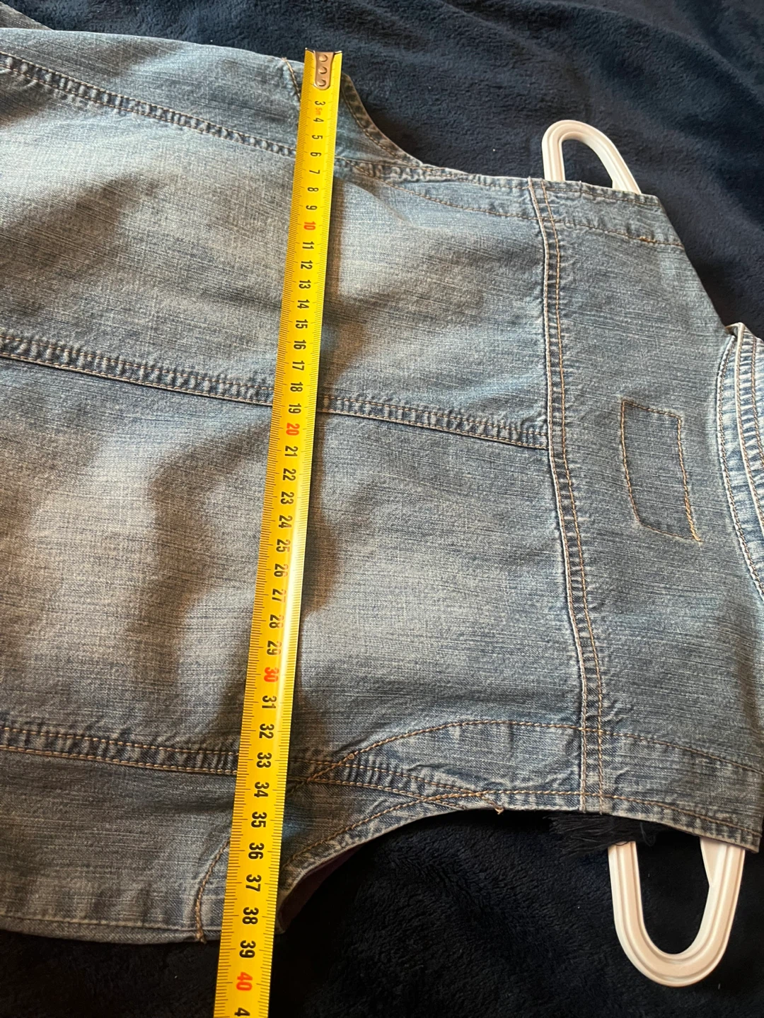 Blue Denim Sleeveless Dress - photo 4