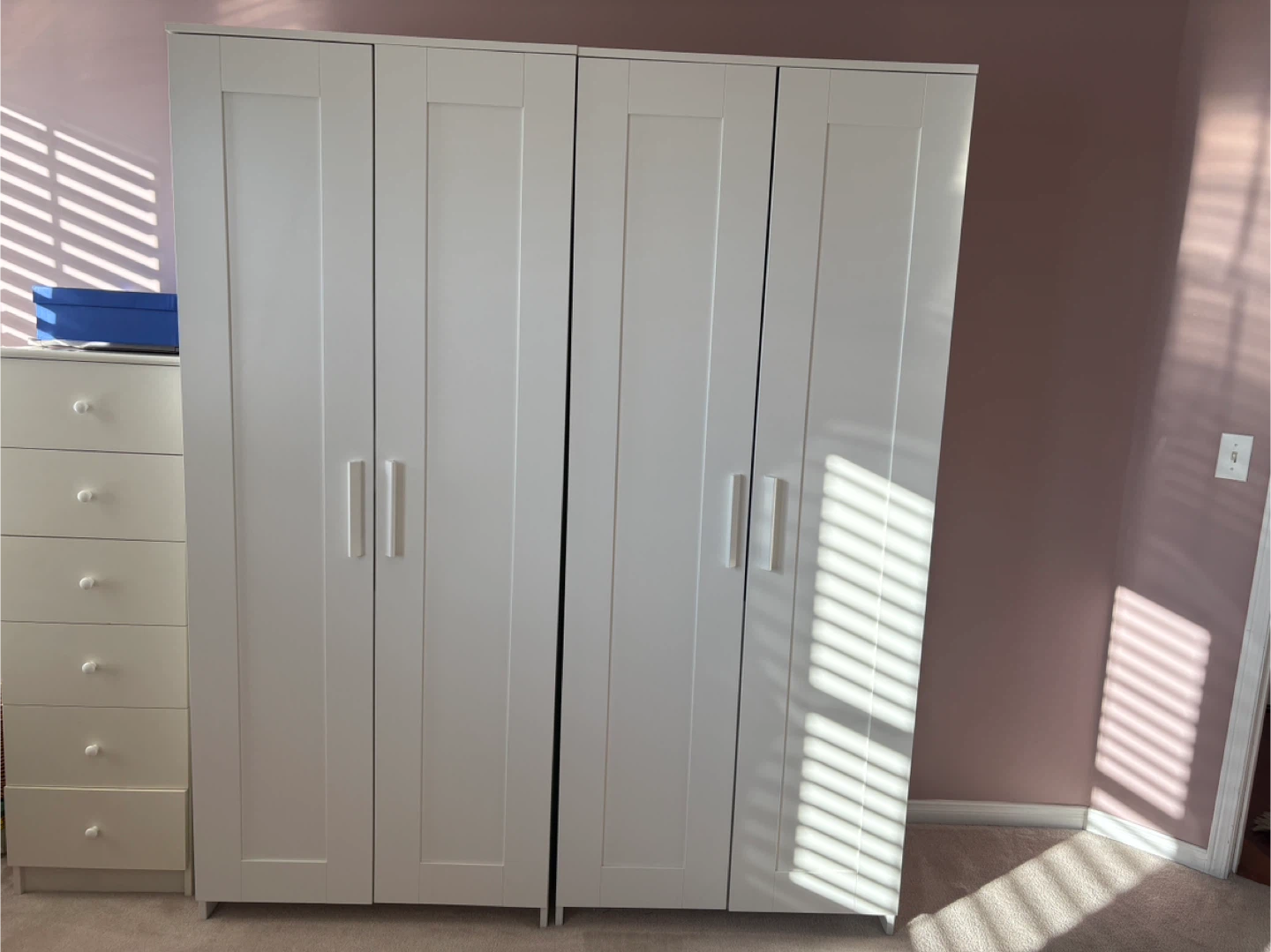 IKEA BRIMNES Wardrobe - White