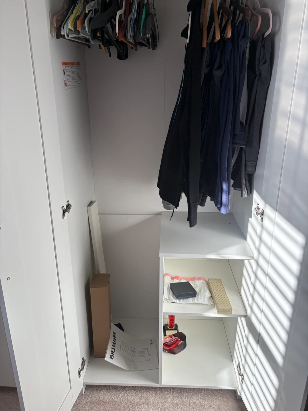 IKEA BRIMNES Wardrobe - White - photo 2