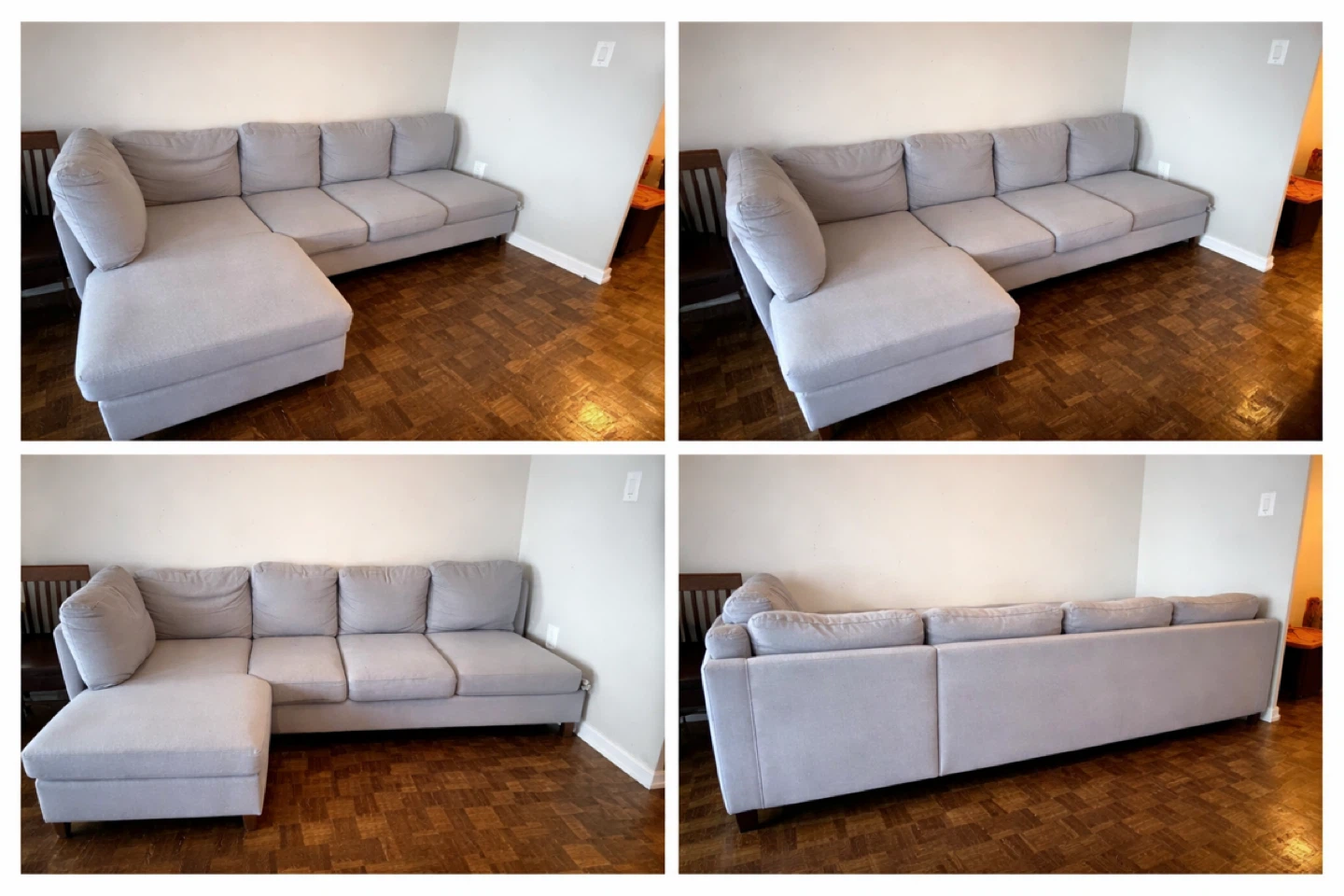 Light Grey Sectional Sofa