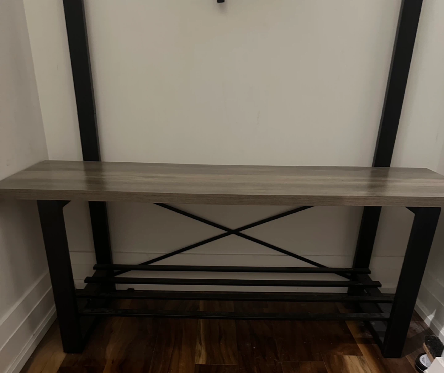 Hallway Coat Rack Bench with Shoe Storage - photo 3