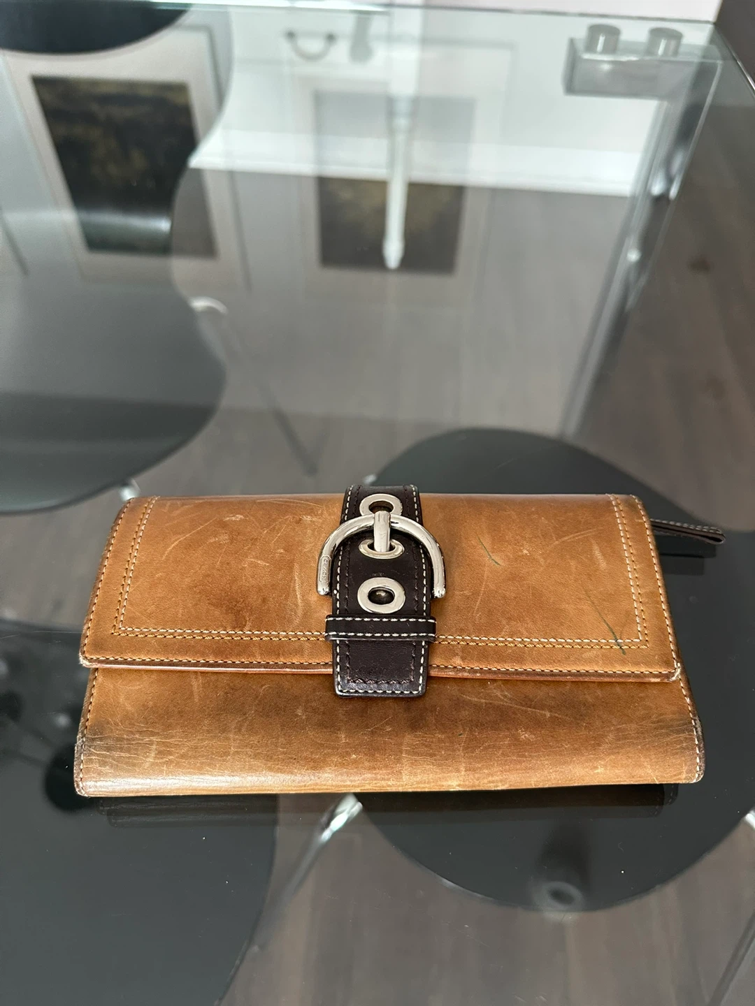 Vintage Coach Leather Wallet - photo 2