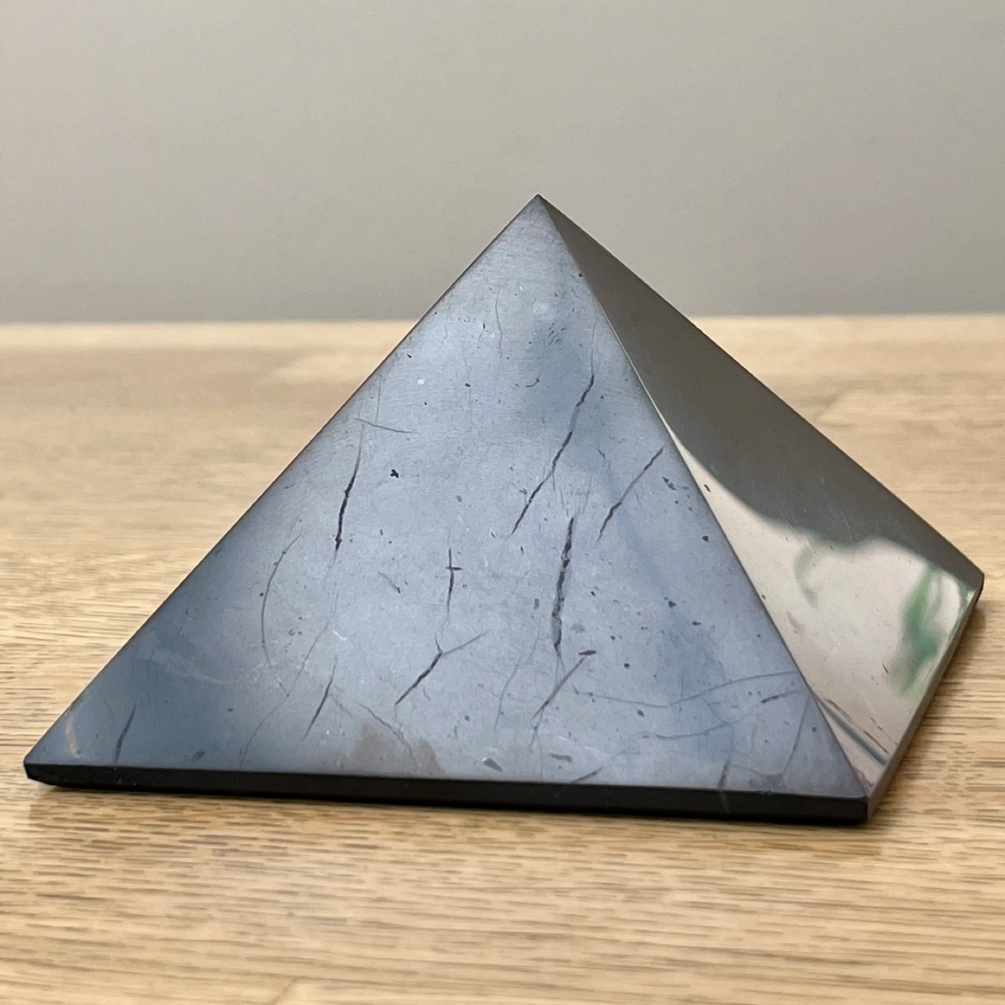 Large Shungite Pyramid - EMF Protection & grounding
