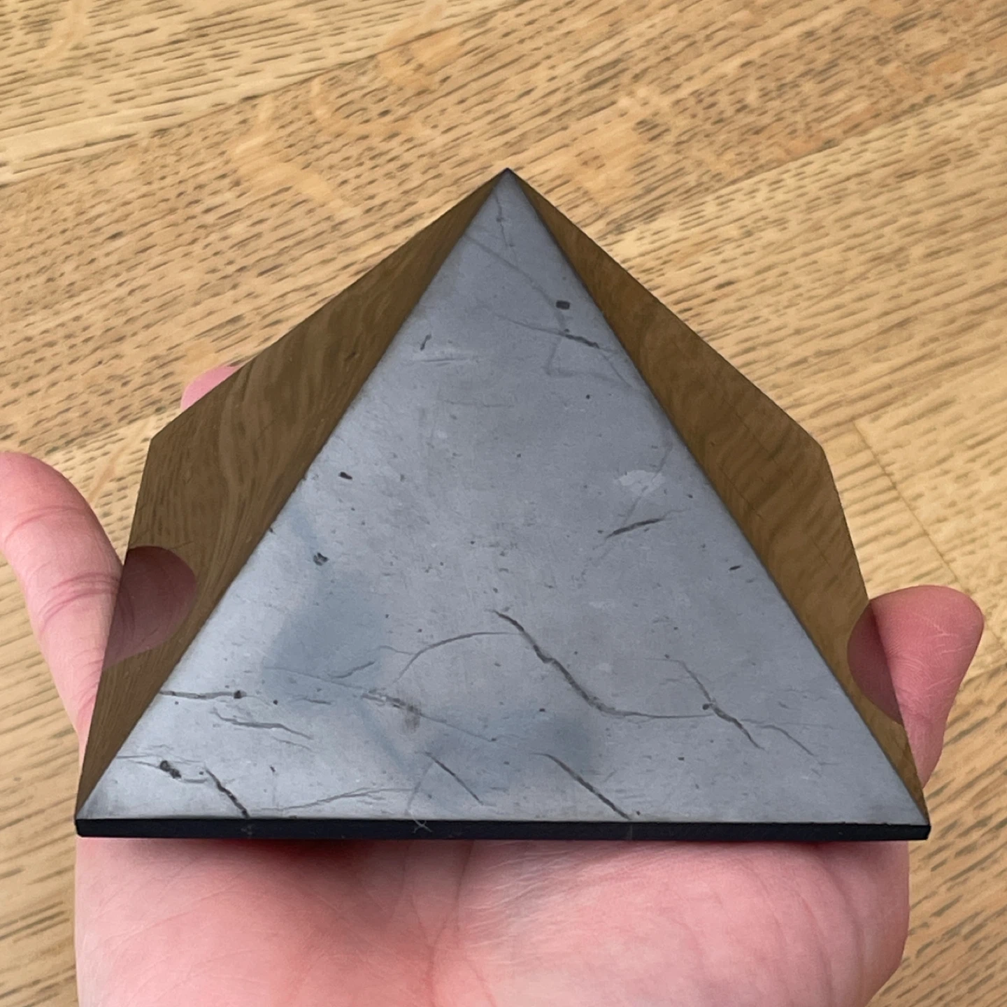 Large Shungite Pyramid - EMF Protection & grounding - photo 2