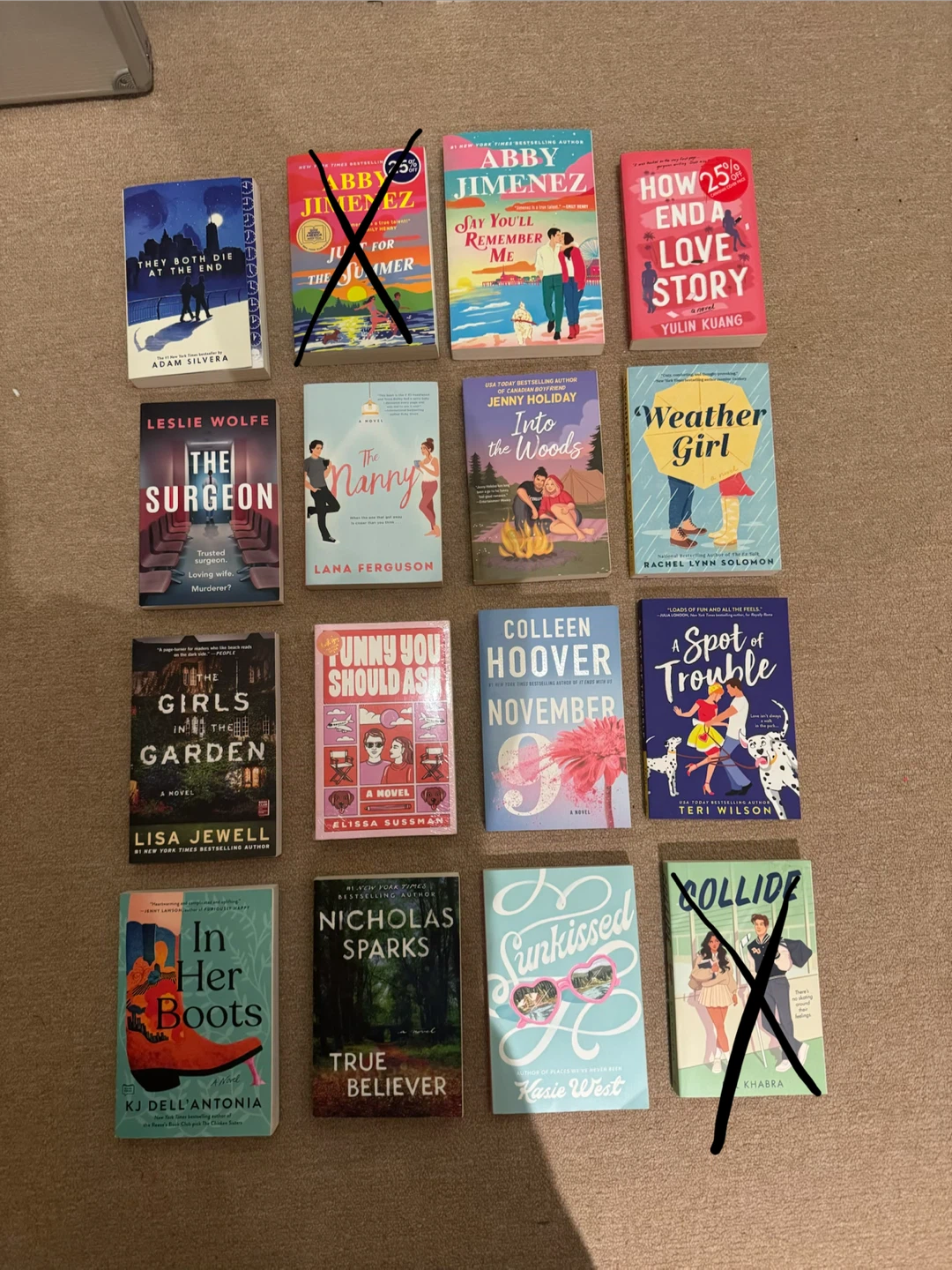 Variety of books $5 each