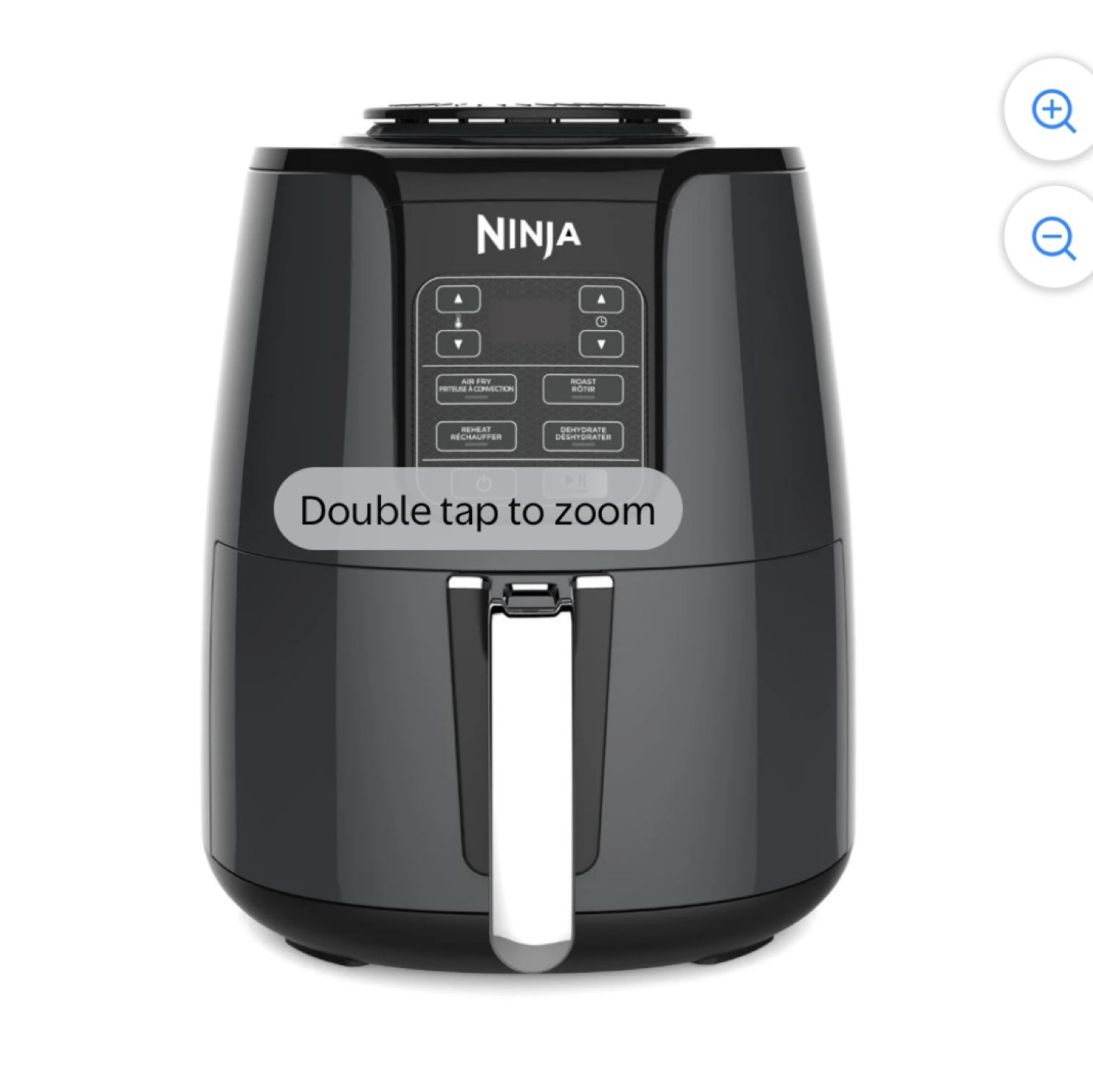 Ninja air fryer with 3.8 litres volume capacity