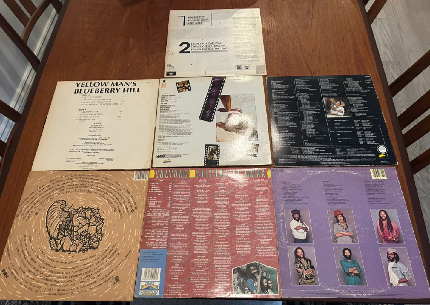 Lot of 7 Vintage Reggae and Calypso Vinyl Records - photo 2