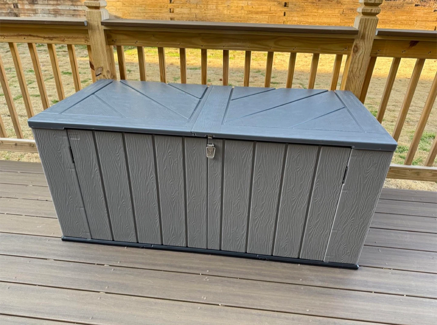 Gray Outdoor Storage Deck Box(160gallons) - photo 2