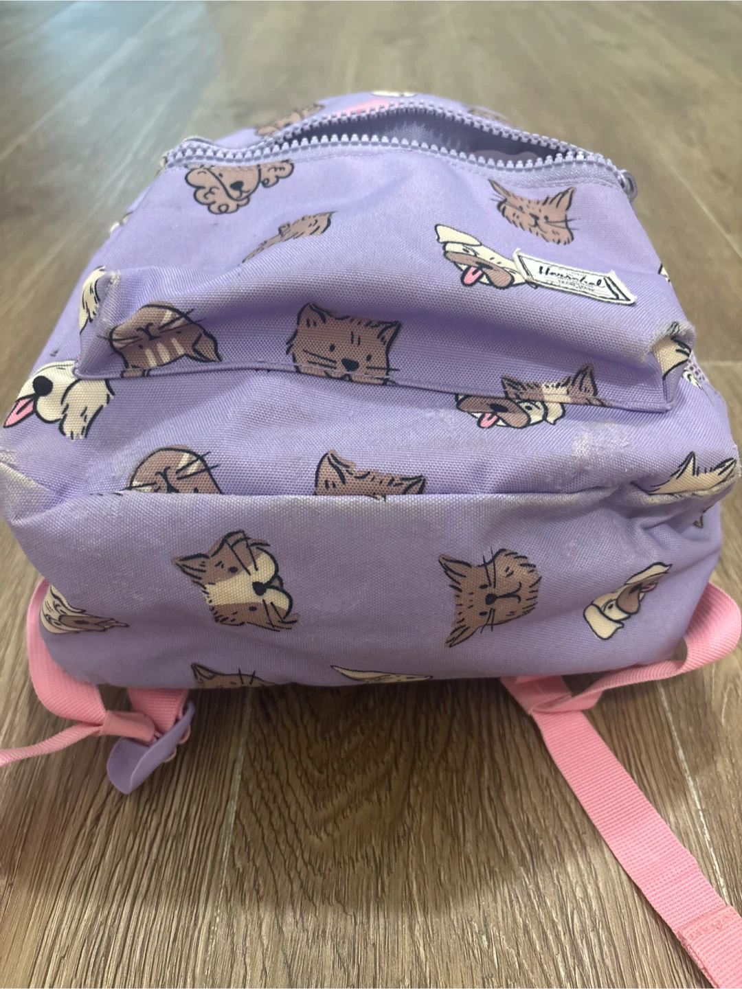 Herschel Little America Backpack - Purple Dog & Cat Print - photo 2