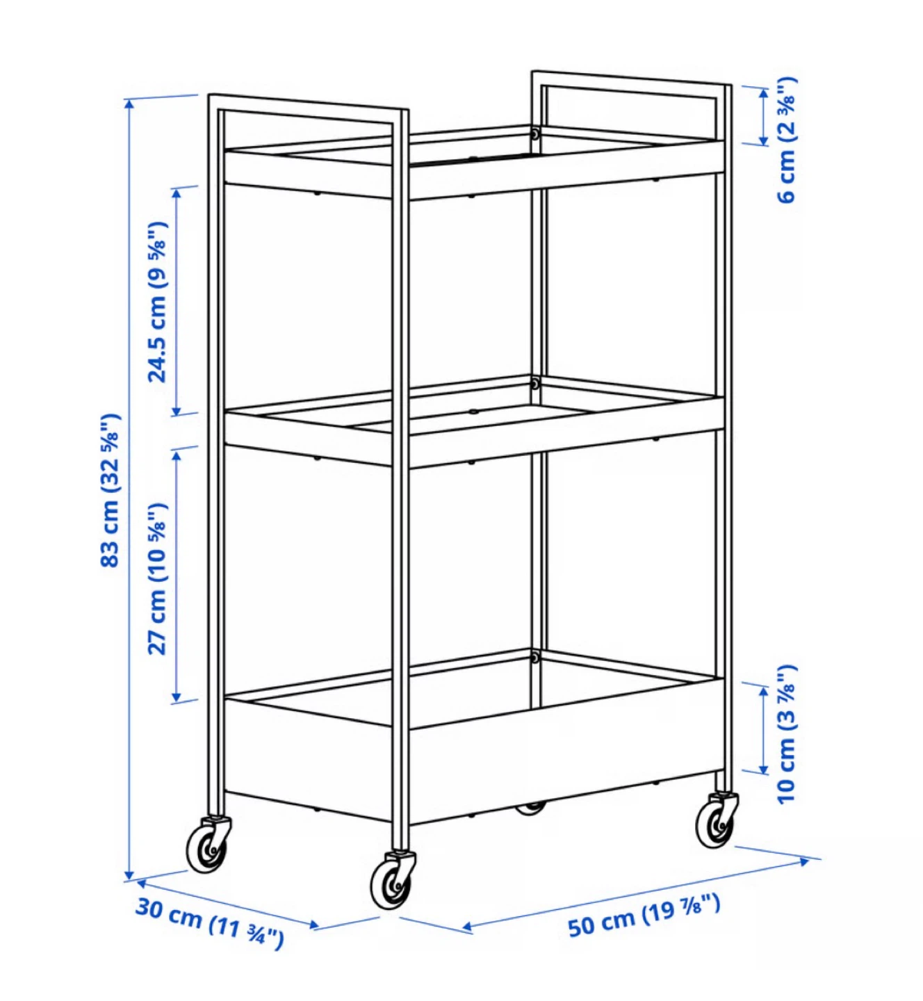 Black utility cart - photo 3