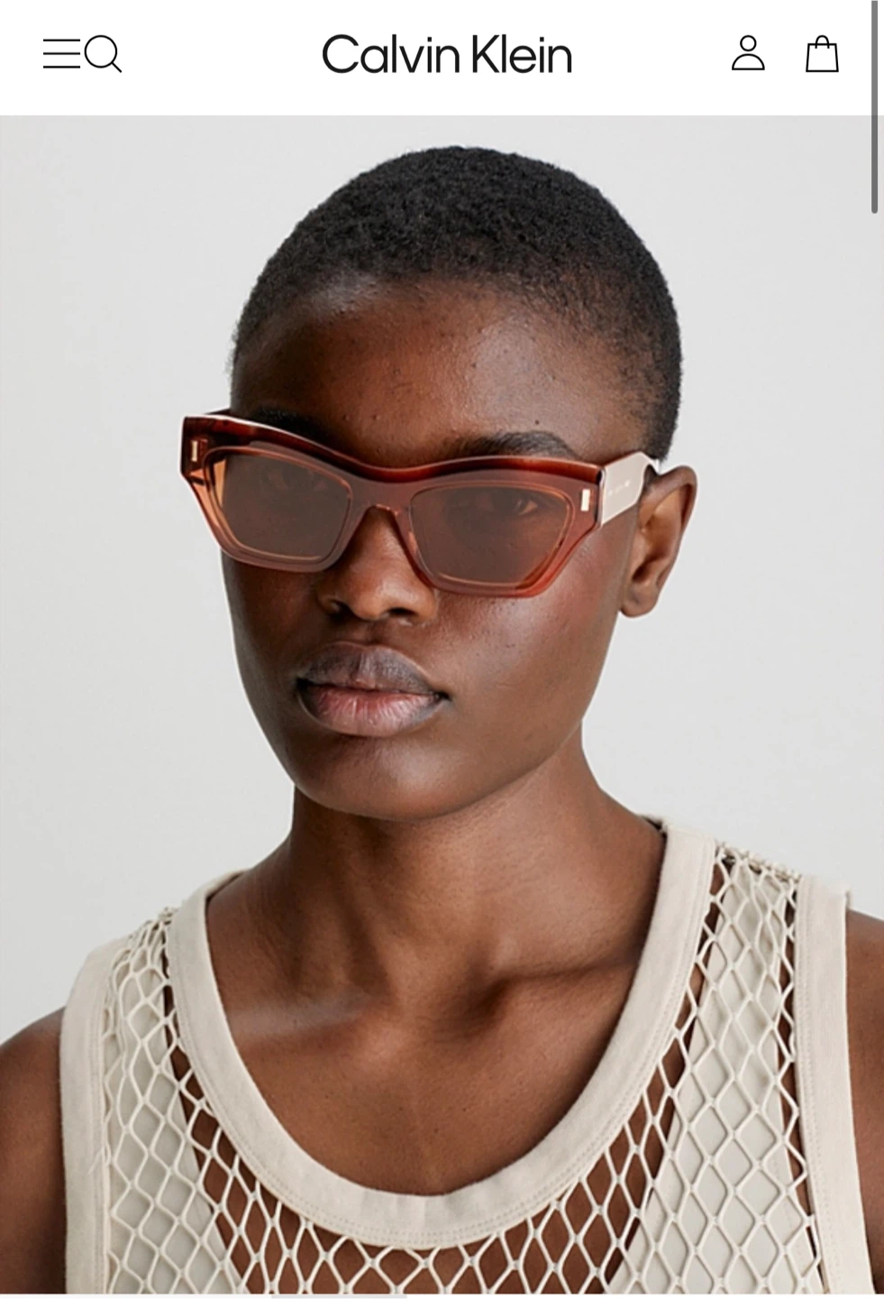 Calvin Klein Butterfly Sunglasses CK23503S - photo 2