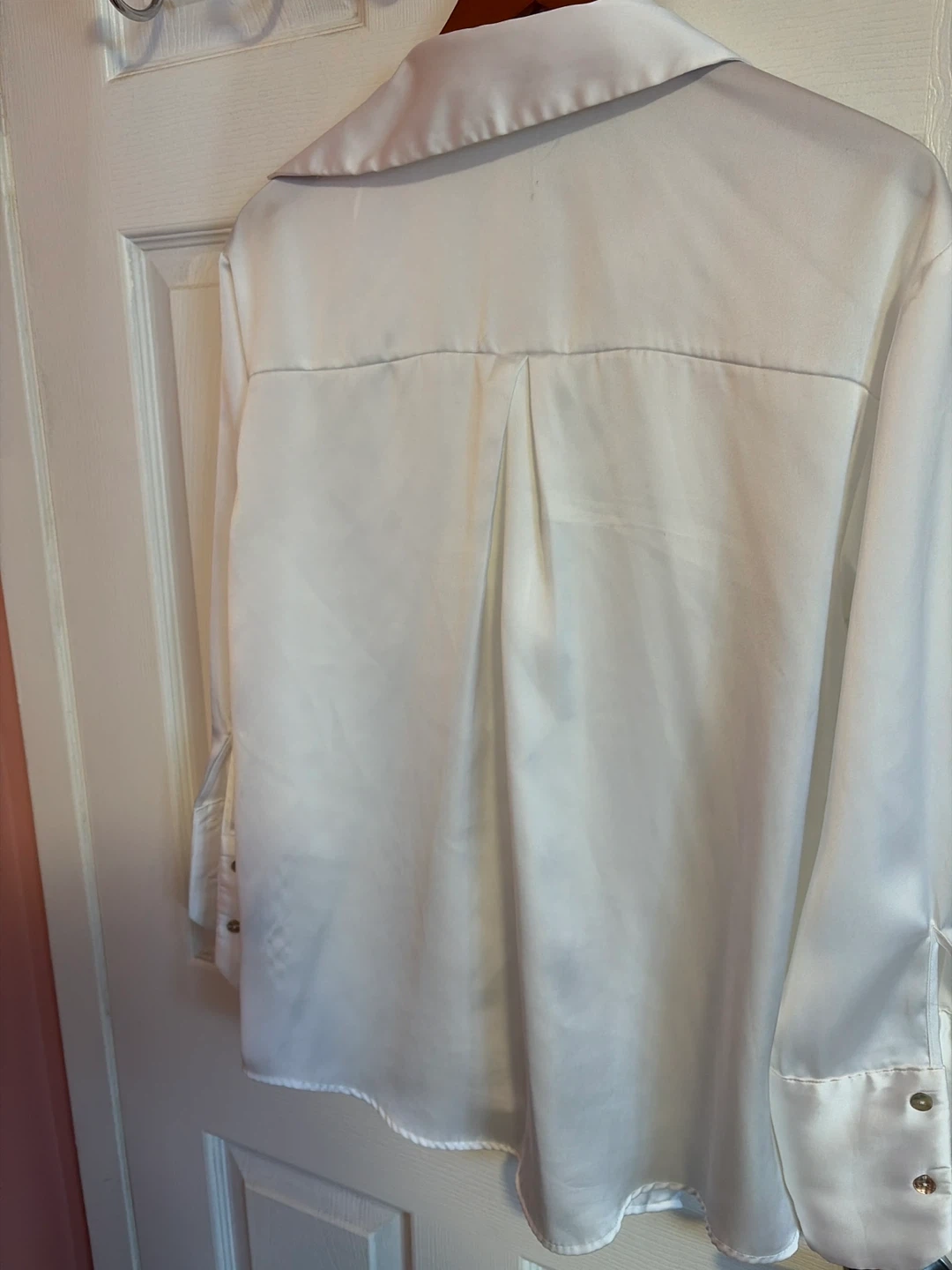 ZARA White Satin Shirt - photo 3