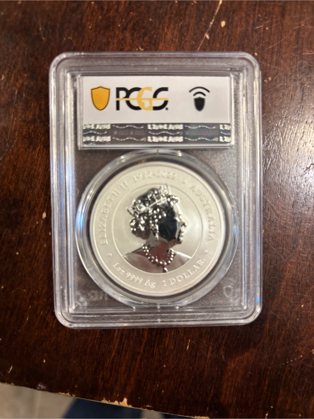 2024 Silver 1oz Dragon - PCGS MS70 - Orange Colorized - photo 2